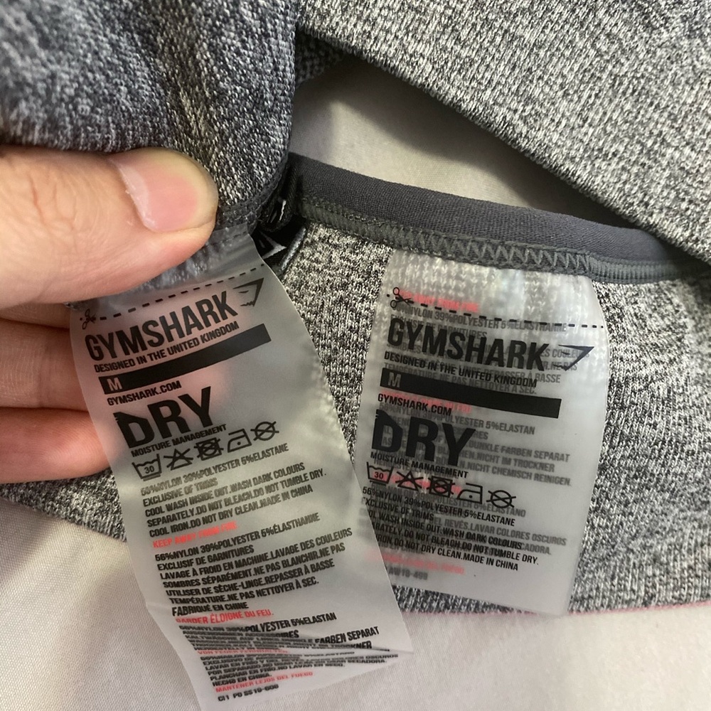 Set Gymshark high waist flex gray/pastel size M - Picture 3 of 3